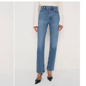 Reformation Cynthia High Rise Straight Jeans
